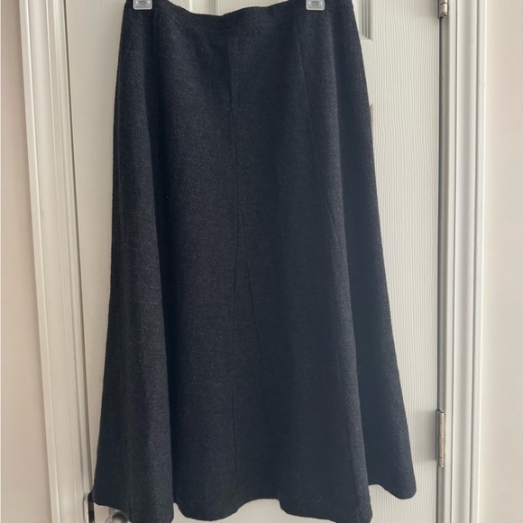 Eileen Fisher Wool Women's Skirt in Gray - Picture 2 of 9